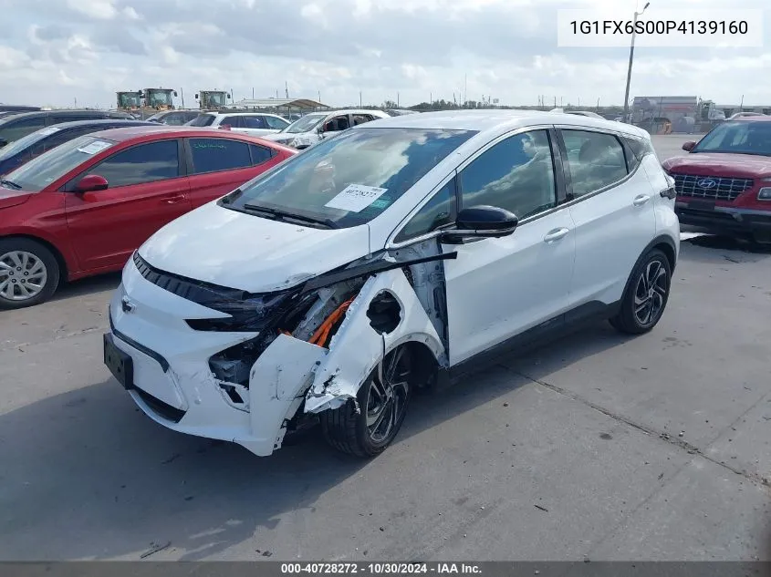 1G1FX6S00P4139160 2023 Chevrolet Bolt Ev Fwd 2Lt