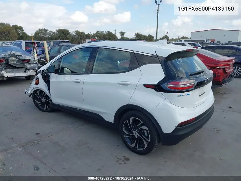 1G1FX6S00P4139160 2023 Chevrolet Bolt Ev Fwd 2Lt