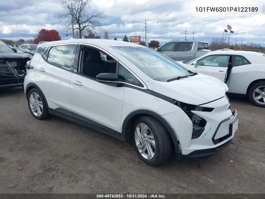 2023 Chevrolet Bolt Ev Fwd 1Lt VIN: 1G1FW6S01P4122189 Lot: 40743853