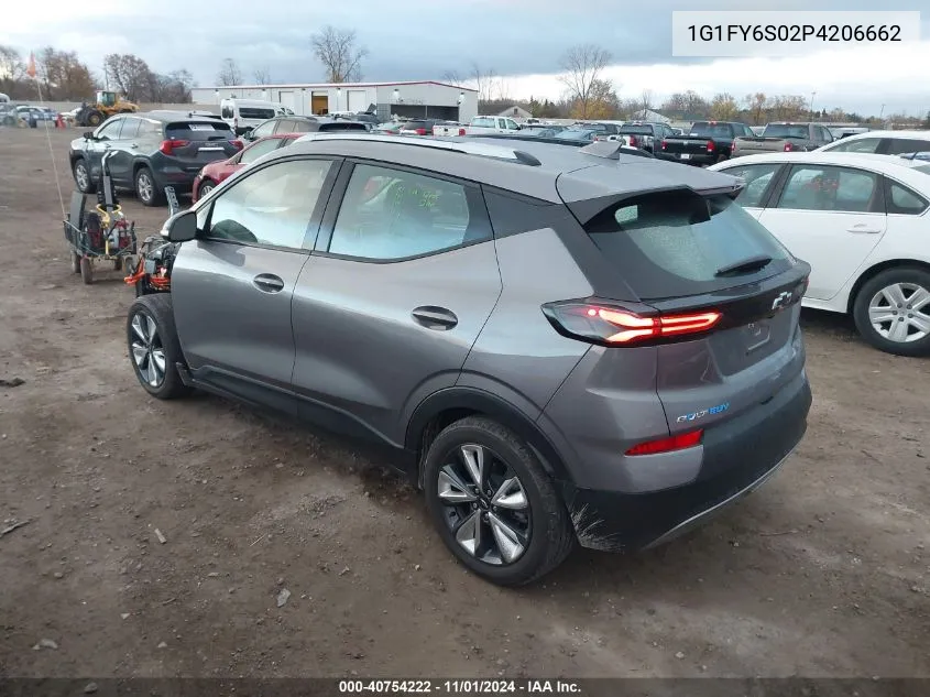 2023 Chevrolet Bolt Euv Fwd Lt VIN: 1G1FY6S02P4206662 Lot: 40754222