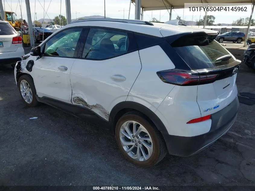 2023 Chevrolet Bolt Euv Fwd Lt VIN: 1G1FY6S04P4145962 Lot: 40789210