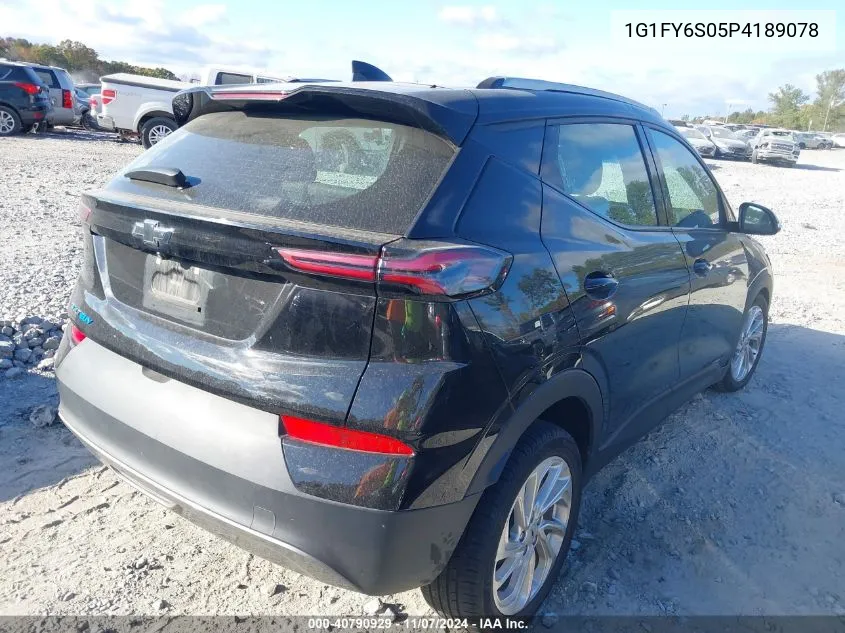 2023 Chevrolet Bolt Euv Fwd Lt VIN: 1G1FY6S05P4189078 Lot: 40790929