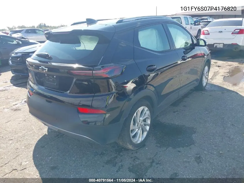 2023 Chevrolet Bolt Euv Fwd Lt VIN: 1G1FY6S07P4176820 Lot: 40791564