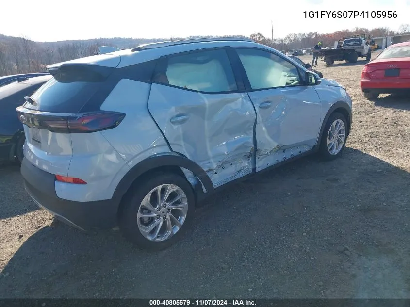 2023 Chevrolet Bolt Euv Fwd Lt VIN: 1G1FY6S07P4105956 Lot: 40805579