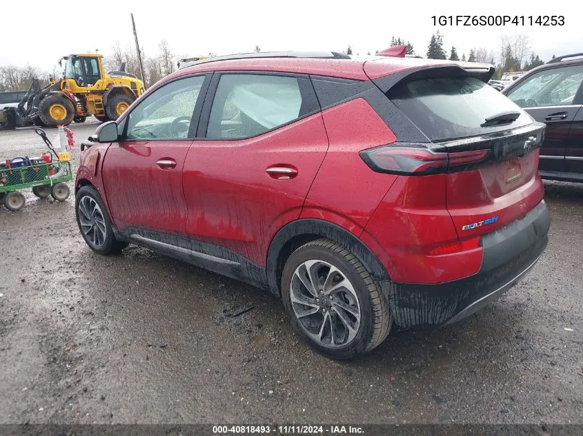 2023 Chevrolet Bolt Euv Premier VIN: 1G1FZ6S00P4114253 Lot: 40818493