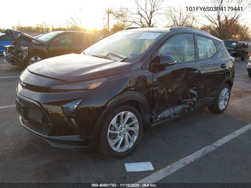 2023 Chevrolet Bolt Euv Fwd Lt VIN: 1G1FY6S03P4179441 Lot: 40881762