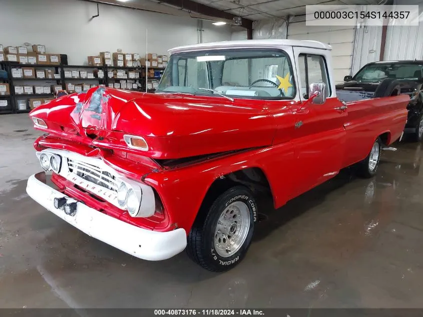 1963 Chevrolet C10 VIN: 000003C154S144357 Lot: 40873176