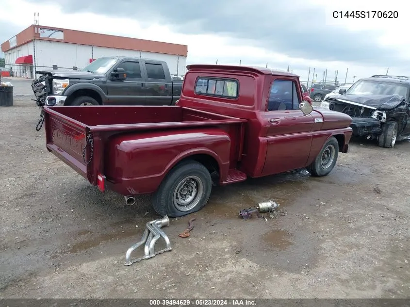 1965 Chevrolet C10 VIN: C1445S170620 Lot: 39494629