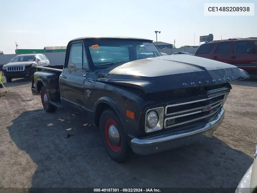 1968 Chevrolet C10 VIN: CE148S208938 Lot: 40157301