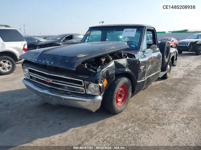 1968 Chevrolet C10 VIN: CE148S208938 Lot: 40157301