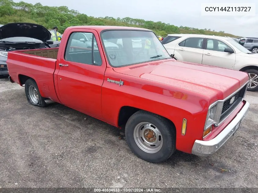 1974 Chevrolet C10 VIN: CCY144Z113727 Lot: 40534533