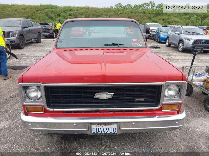 CCY144Z113727 1974 Chevrolet C10