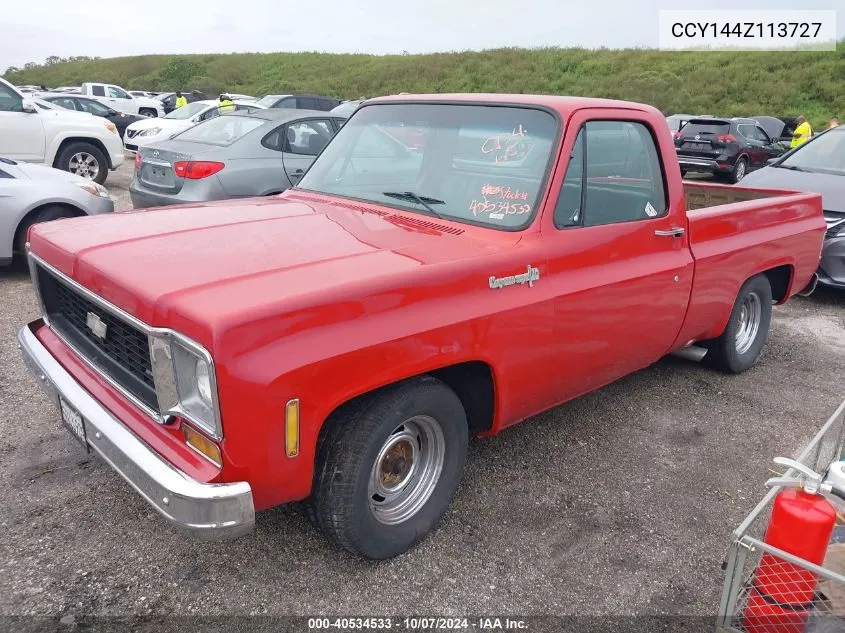 1974 Chevrolet C10 VIN: CCY144Z113727 Lot: 40534533