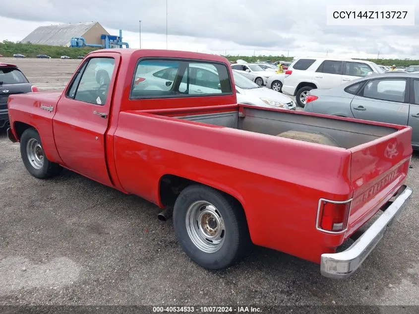 1974 Chevrolet C10 VIN: CCY144Z113727 Lot: 40534533