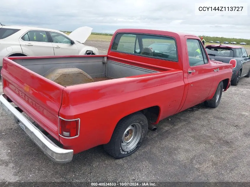 1974 Chevrolet C10 VIN: CCY144Z113727 Lot: 40534533