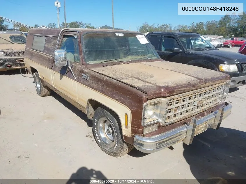 0000CCU148F418248 1978 Chevrolet C10