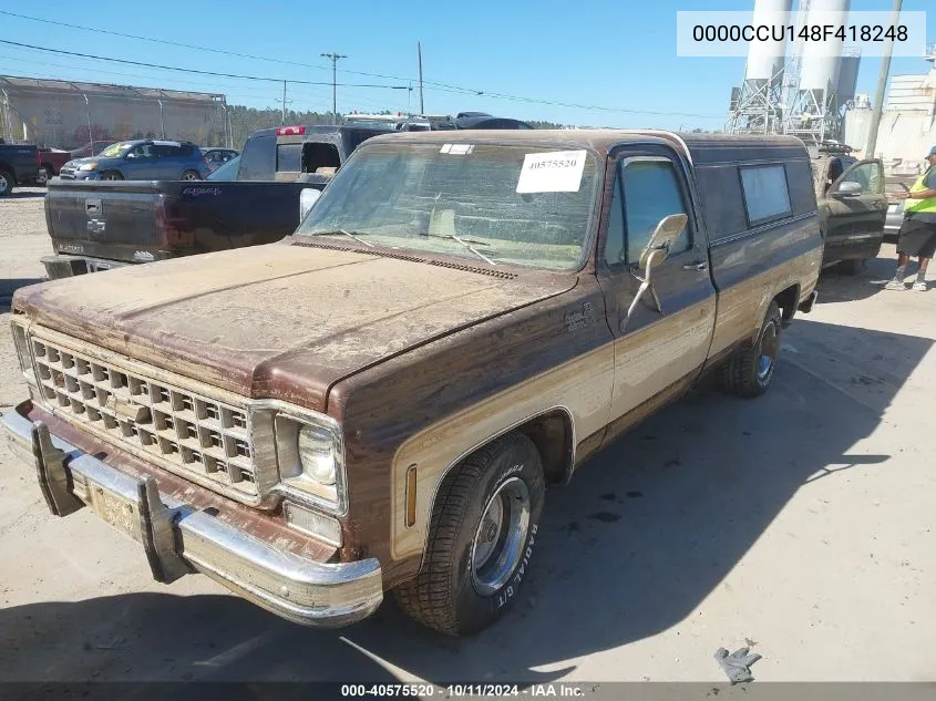 0000CCU148F418248 1978 Chevrolet C10