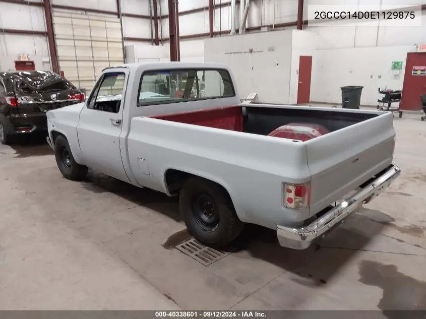 1984 Chevrolet C10 VIN: 2GCCC14D0E1129875 Lot: 40338601