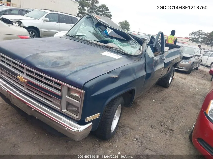 1985 Chevrolet C10 VIN: 2GCDC14H8F1213760 Lot: 40754015