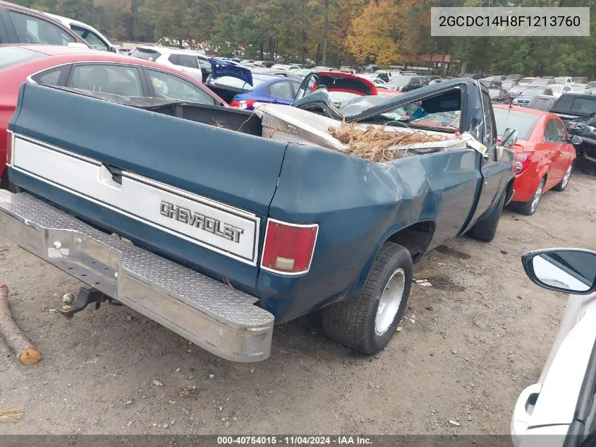 1985 Chevrolet C10 VIN: 2GCDC14H8F1213760 Lot: 40754015