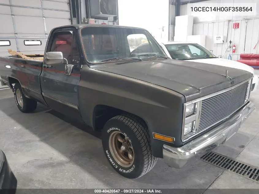 1GCEC14H0GF358564 1986 Chevrolet C10