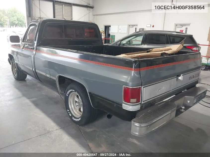 1GCEC14H0GF358564 1986 Chevrolet C10