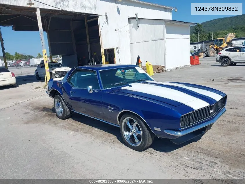 124378N309832 1968 Chevrolet Camaro