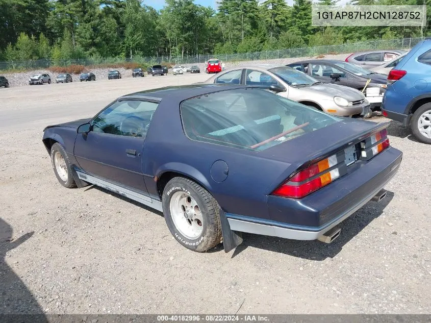 1982 Chevrolet Camaro VIN: 1G1AP87H2CN128752 Lot: 40182996