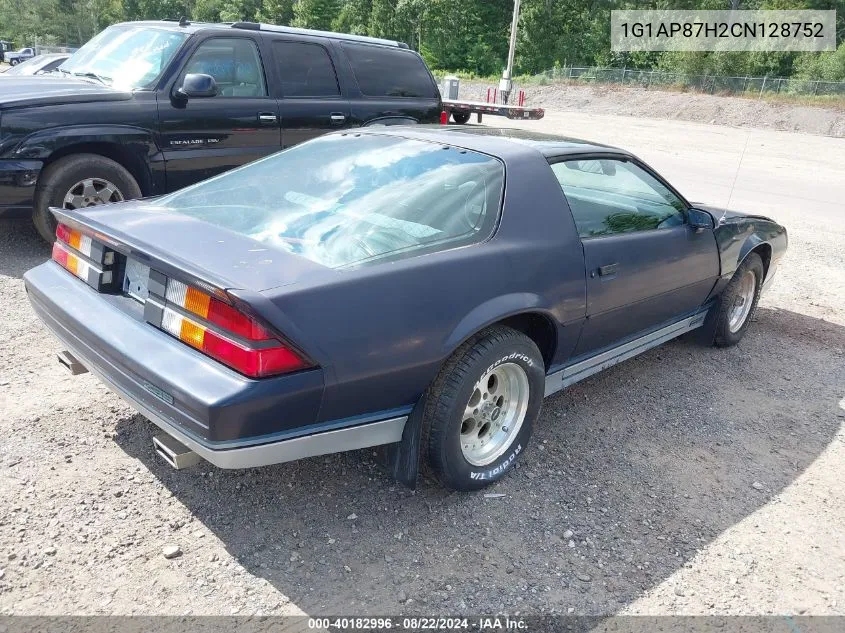 1982 Chevrolet Camaro VIN: 1G1AP87H2CN128752 Lot: 40182996