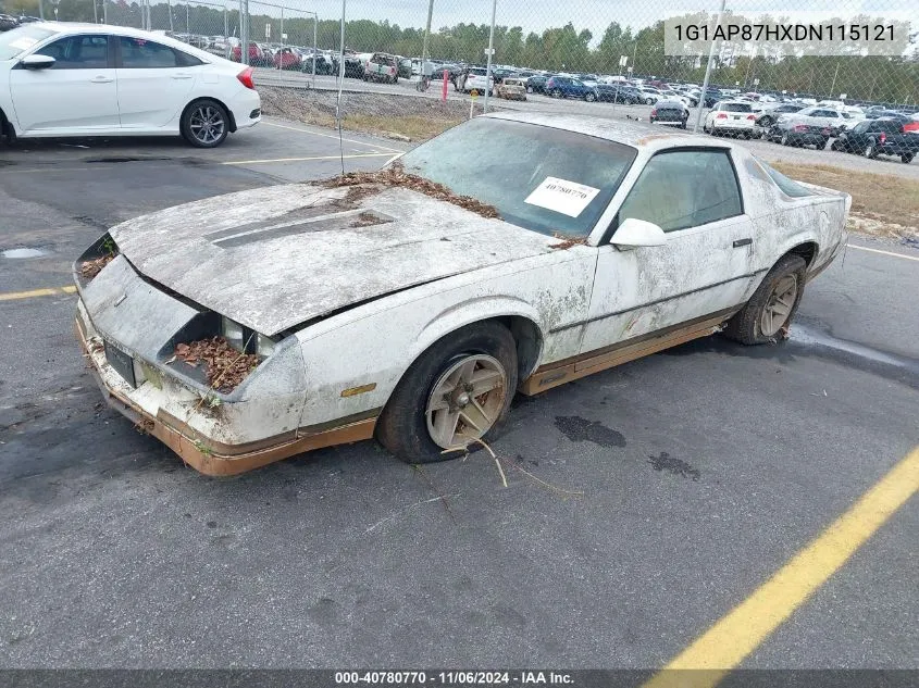 1983 Chevrolet Camaro VIN: 1G1AP87HXDN115121 Lot: 40780770