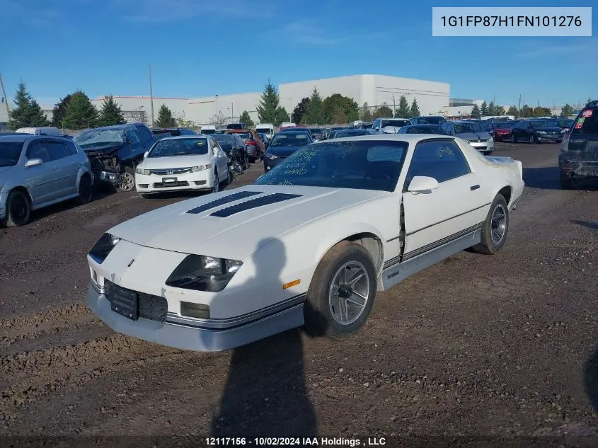 1985 Chevrolet Camaro VIN: 1G1FP87H1FN101276 Lot: 12117156