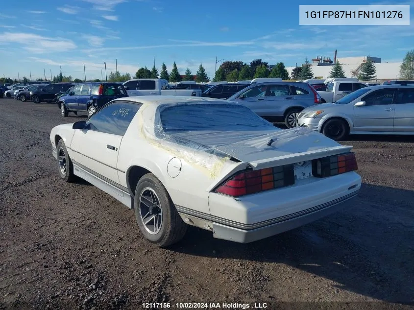 1985 Chevrolet Camaro VIN: 1G1FP87H1FN101276 Lot: 12117156