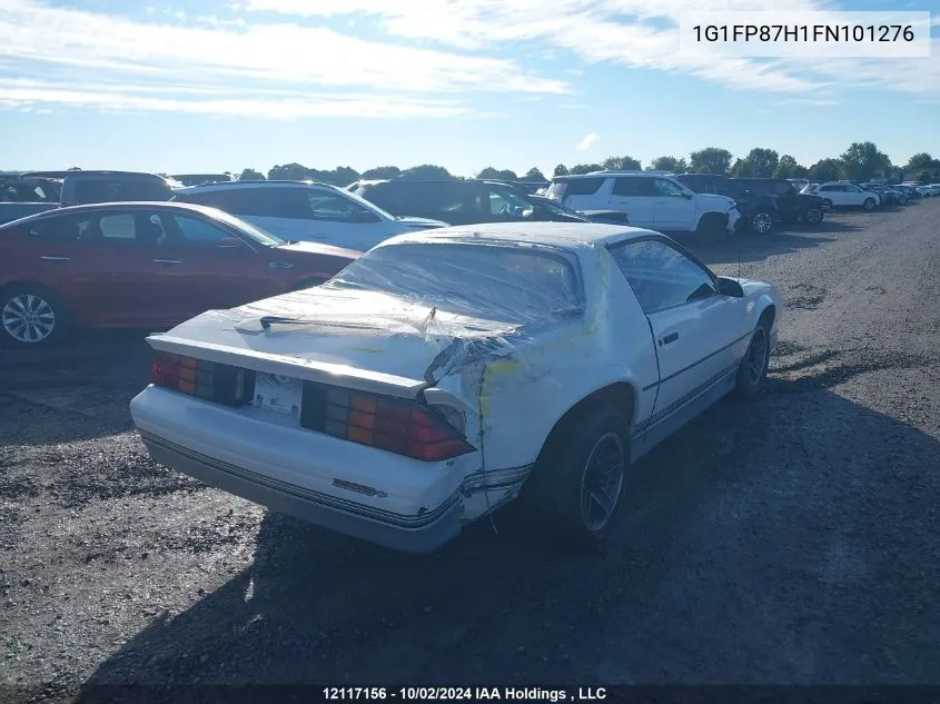 1G1FP87H1FN101276 1985 Chevrolet Camaro