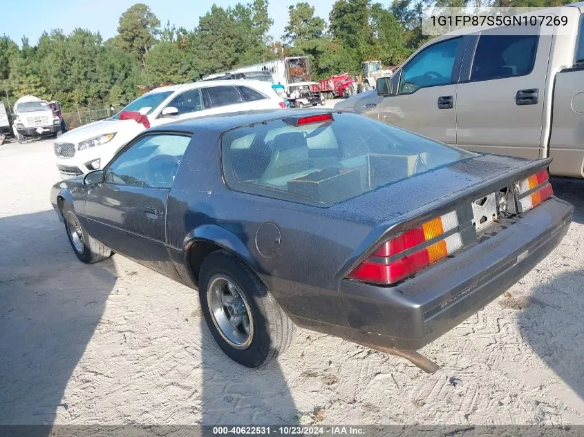 1986 Chevrolet Camaro VIN: 1G1FP87S5GN107269 Lot: 40622531