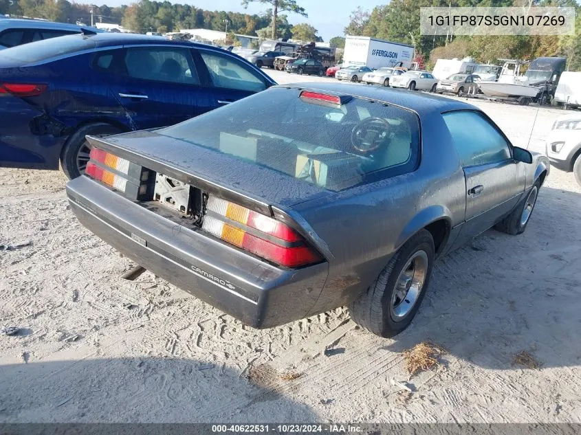 1986 Chevrolet Camaro VIN: 1G1FP87S5GN107269 Lot: 40622531