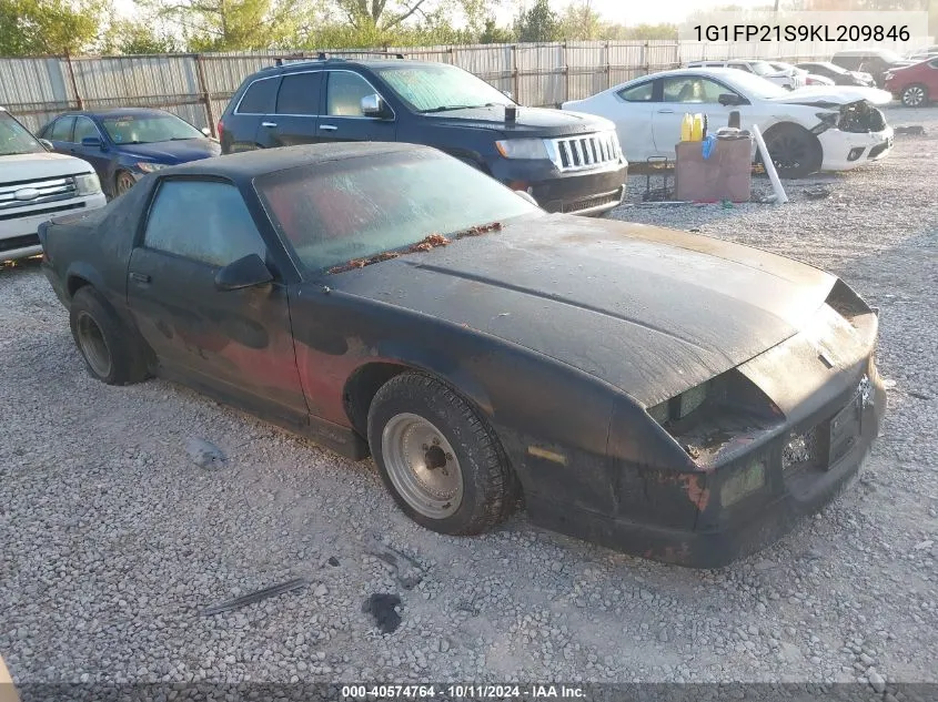 1989 Chevrolet Camaro VIN: 1G1FP21S9KL209846 Lot: 40574764