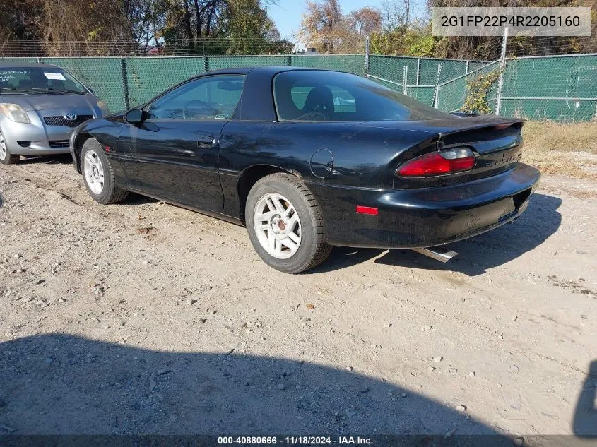 1994 Chevrolet Camaro Z28 VIN: 2G1FP22P4R2205160 Lot: 40880666