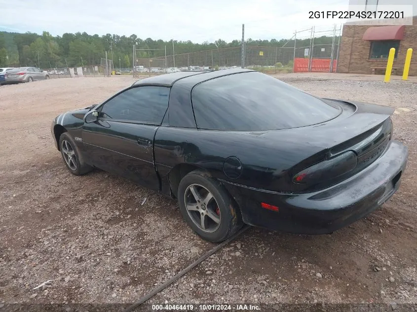 1995 Chevrolet Camaro Z28 VIN: 2G1FP22P4S2172201 Lot: 40464419