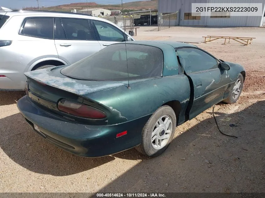 1995 Chevrolet Camaro VIN: 2G1FP22KXS2223009 Lot: 40514624