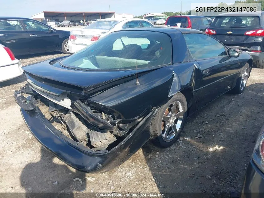 1995 Chevrolet Camaro Z28 VIN: 2G1FP22P4S2147086 Lot: 40515690