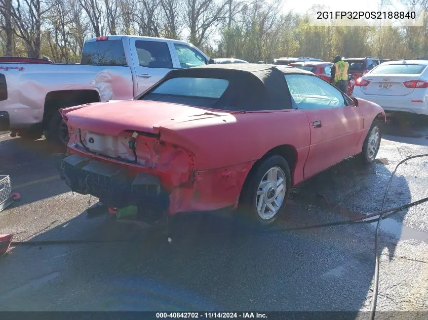 1995 Chevrolet Camaro Z28 VIN: 2G1FP32P0S2188840 Lot: 40842702