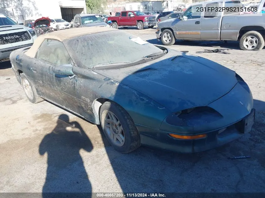 1995 Chevrolet Camaro Z28 VIN: 2G1FP32P9S2151608 Lot: 40857203