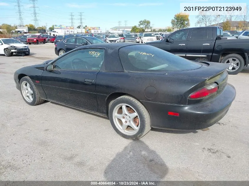 1996 Chevrolet Camaro Z28 VIN: 2G1FP22P0T2123949 Lot: 40664854