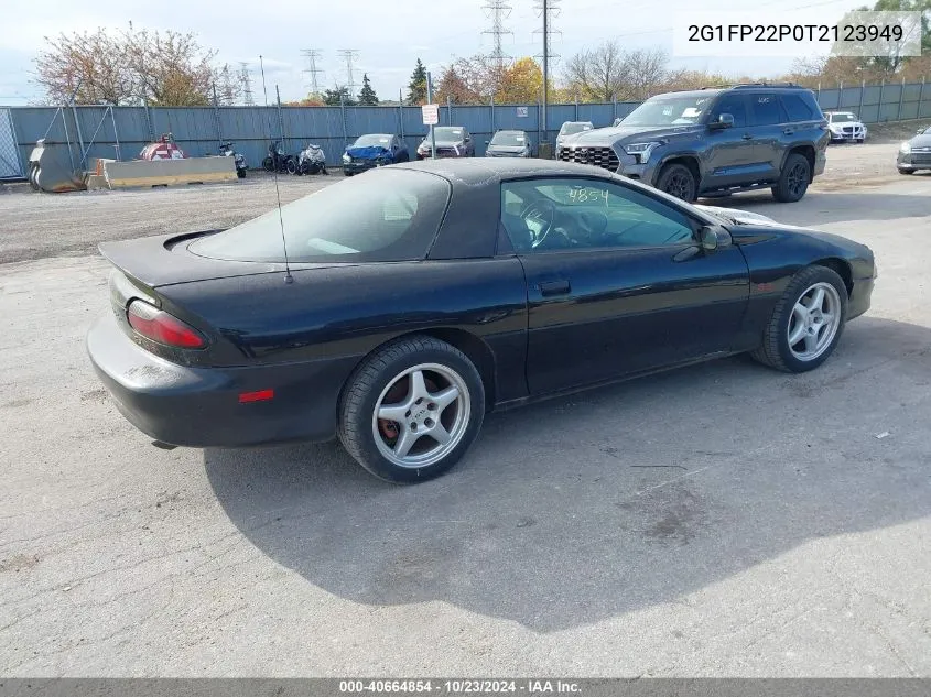 1996 Chevrolet Camaro Z28 VIN: 2G1FP22P0T2123949 Lot: 40664854