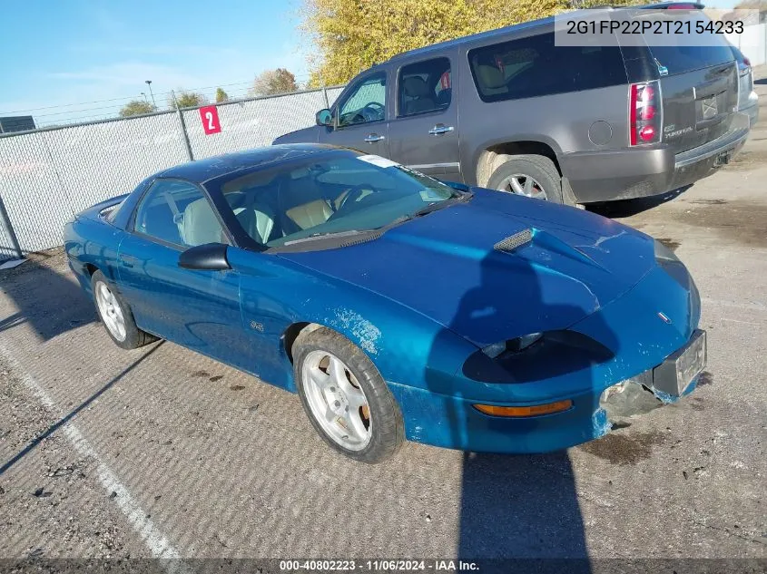 1996 Chevrolet Camaro Z28 VIN: 2G1FP22P2T2154233 Lot: 40802223