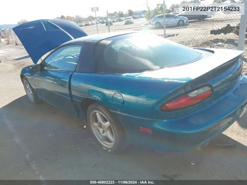 1996 Chevrolet Camaro Z28 VIN: 2G1FP22P2T2154233 Lot: 40802223