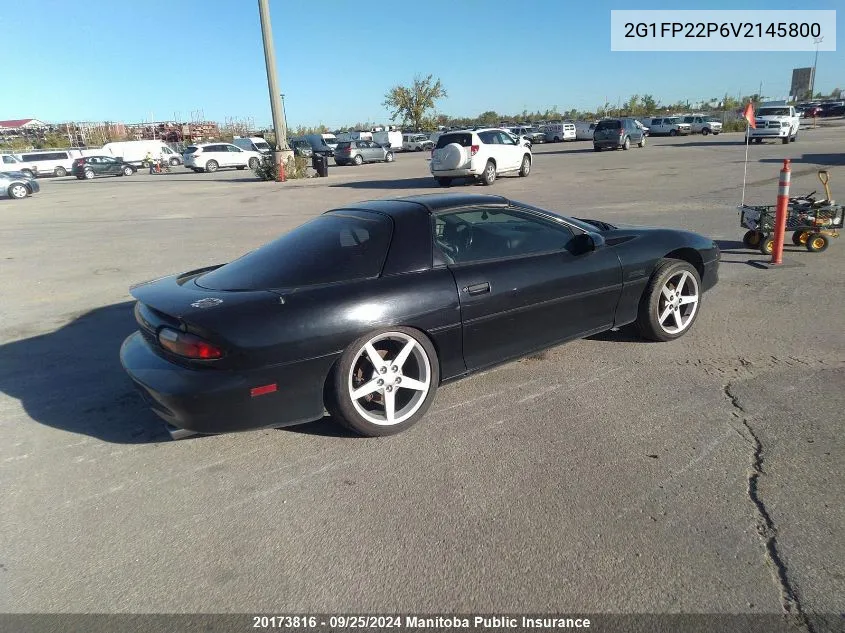 1997 Chevrolet Camaro Z28 VIN: 2G1FP22P6V2145800 Lot: 20173816