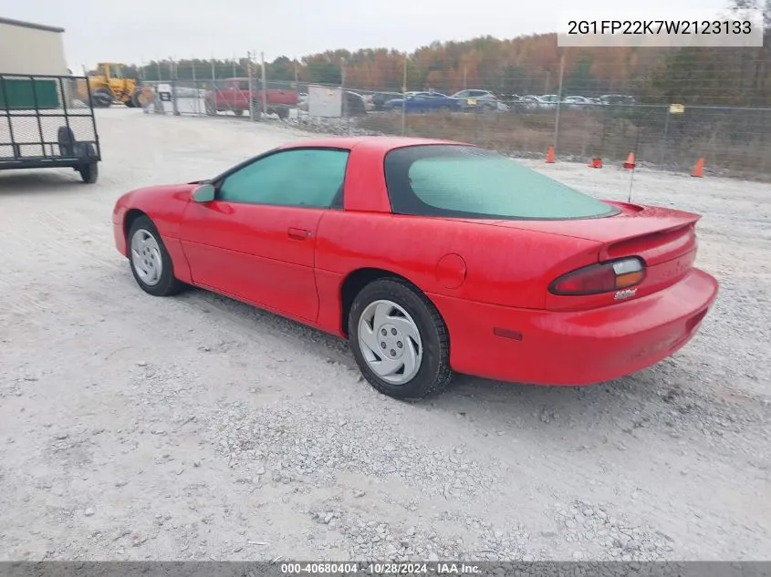 1998 Chevrolet Camaro VIN: 2G1FP22K7W2123133 Lot: 40680404