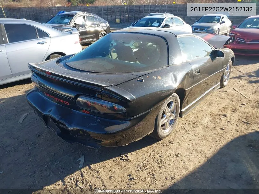 1998 Chevrolet Camaro Z28 VIN: 2G1FP22G2W2152132 Lot: 40899699