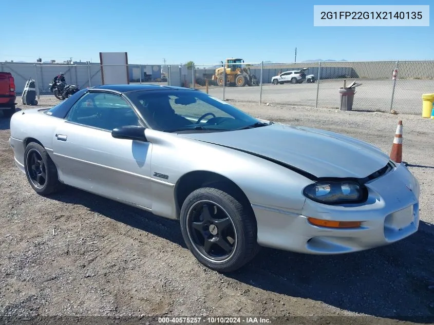 1999 Chevrolet Camaro Z28 VIN: 2G1FP22G1X2140135 Lot: 40575257